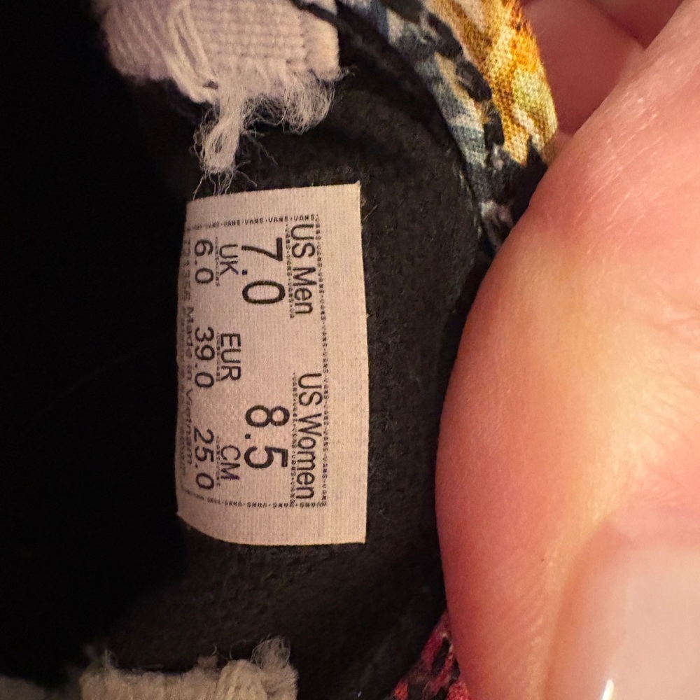 Vans Multicolor Patterned Slip-Ons - image 3